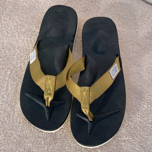Suicoke Gold Strap Flip Flops 4 - Picture 2 of 14